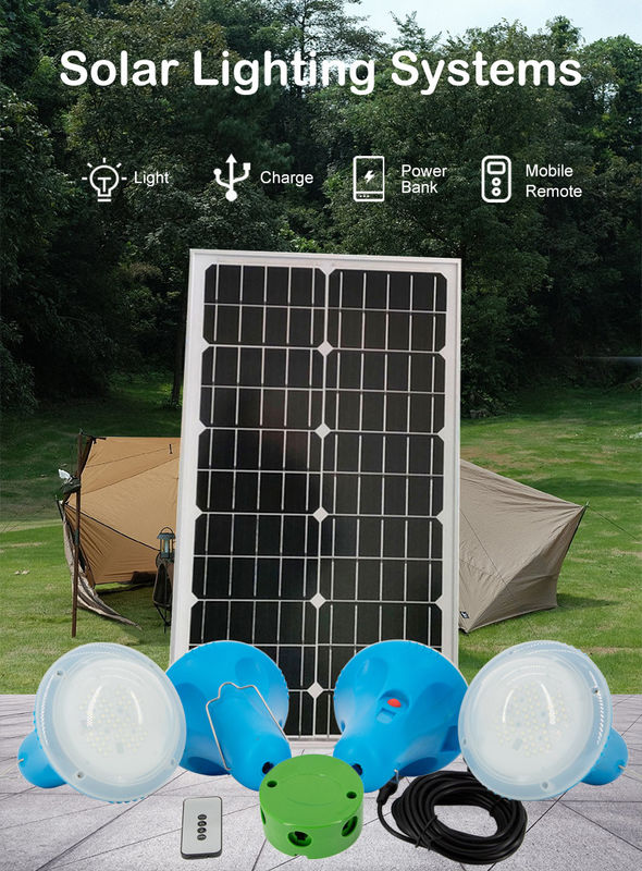 Lâmpadas a energia solar Orange Garden para casa atmosfera exterior painel solar de 30W