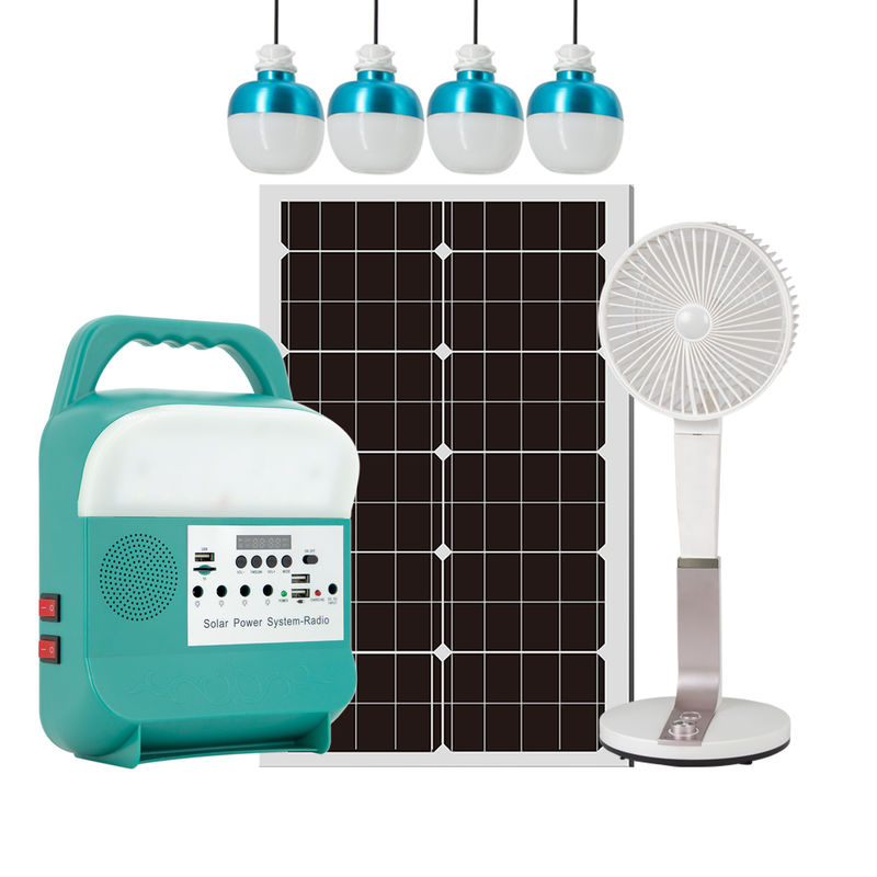 Sistema de energia Mp3 de Mini Portable Solar Home Lighting para a liga de alumínio exterior