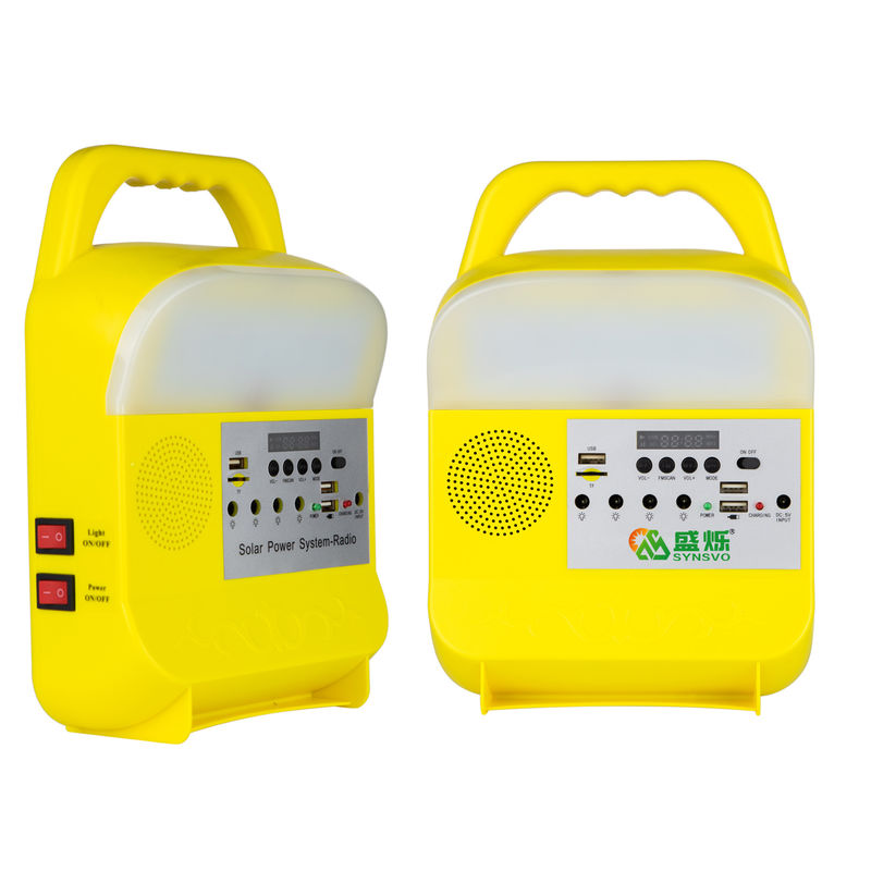 Kit de gerador de banco de energia de energia fora da rede portátil pequeno sistema de lâmpada solar de LED para casa