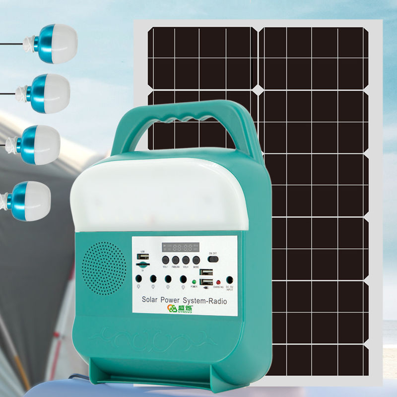 Diodo emissor de luz impermeável exterior do sistema Dimmable Mini Portable Tent Hiking da luz de painel solar