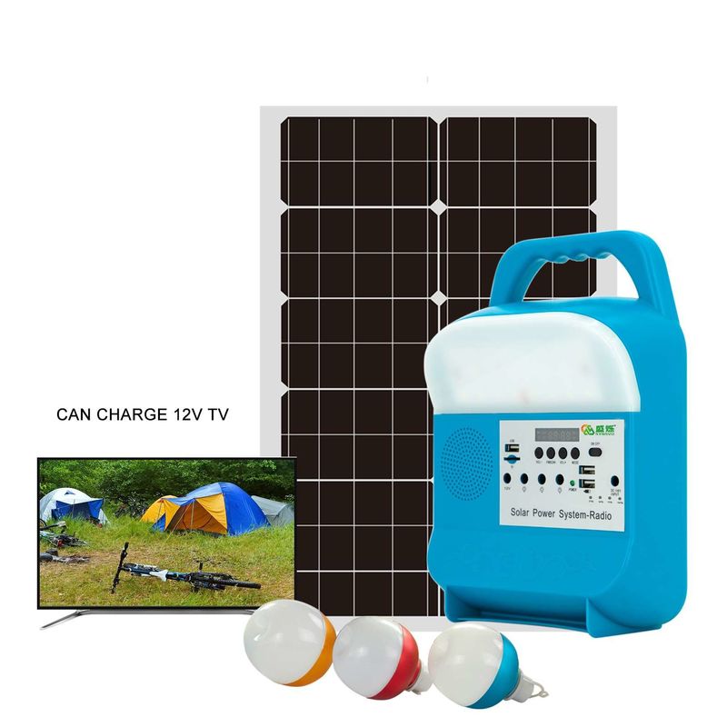 Gerador de energia solar recarregável de design de moda, sistema solar leve, central elétrica portátil, mini sistema de luz solar