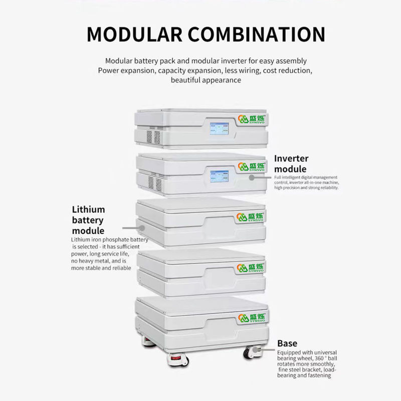 Gerador portátil 5KW 10KW da energia solar de baterias de lítio para luzes da tevê para a casa