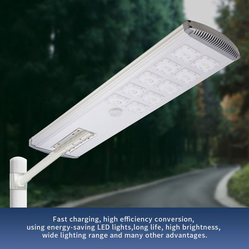 1000W integrou o sensor remoto solar do movimento IP65 da luz de rua com bateria de lítio Polo