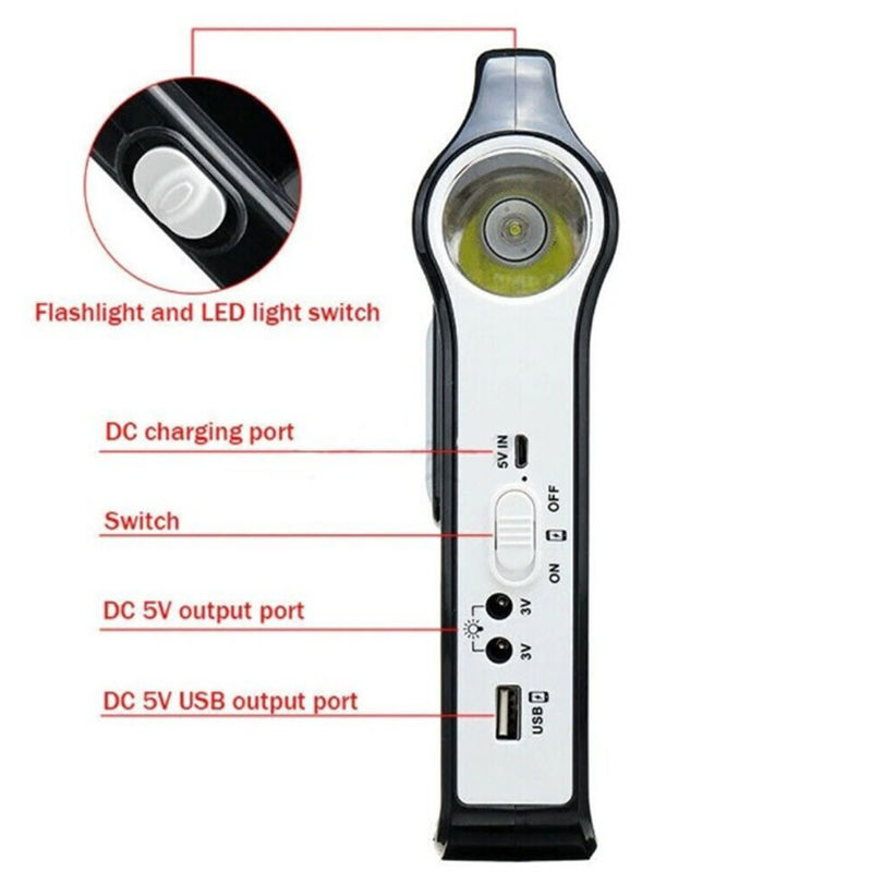 Kit de iluminação de energia solar portátil de alta eficiência painel mini off grid para casa