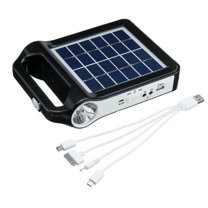 Gerador de sistema de iluminação de energia solar portátil 5V ao ar livre Mini casa