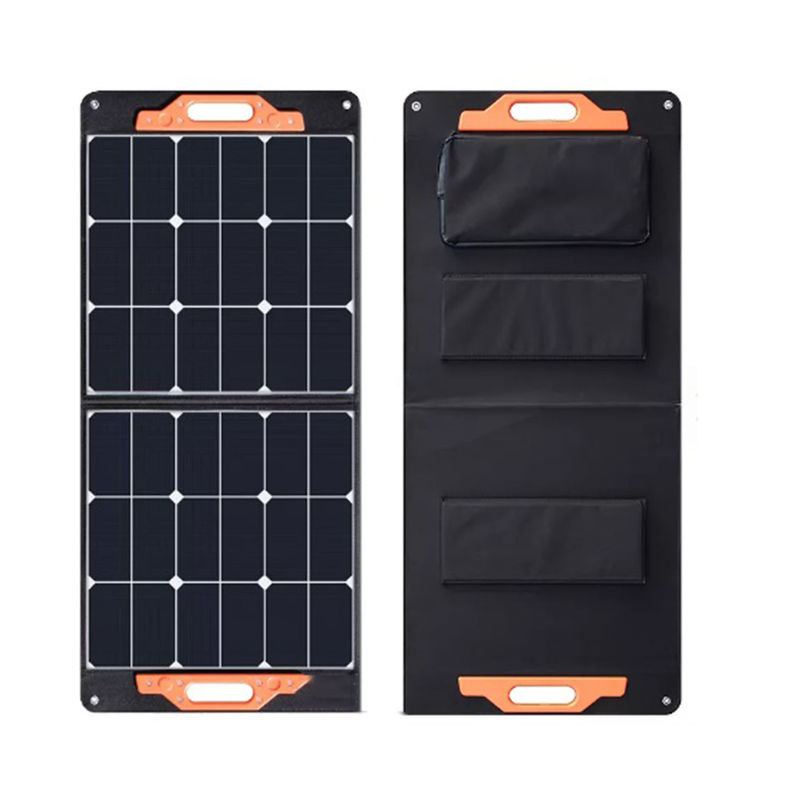 Estação de energia móvel portátil à prova d'água painel solar carregador 450 W mono dobrável com USB
