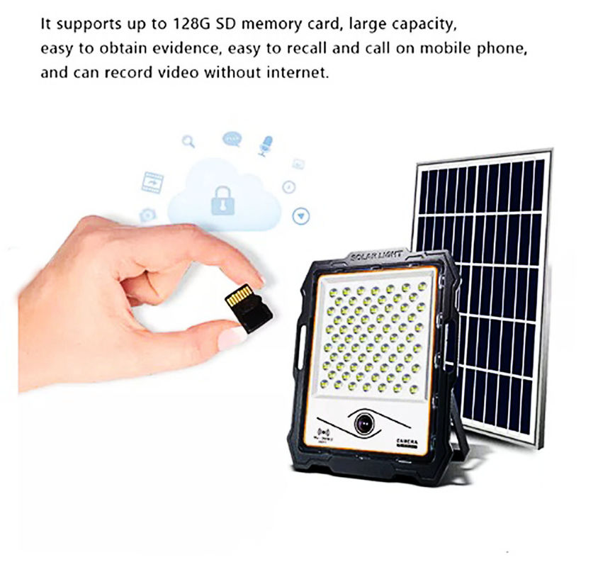 Luz de inundação solar led Ip65 de alto brilho à prova d'água 200w 300w alto lúmen
