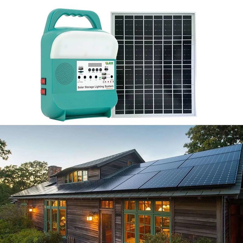 Tipo-c múltiplo jardim de carregamento rápido da saída do Usb das luzes de energias solares do brilho alto