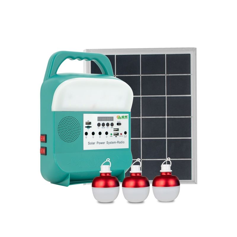 as energias solares 9W que iluminam bulbos do diodo emissor de luz do jogo muram o carregador portátil SRE-689 do telefone da estação