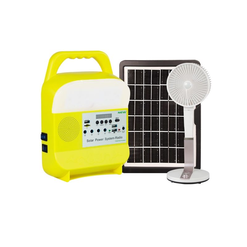 5W completo fora da iluminação conduzida portátil solar da grade para a casa productor de energia