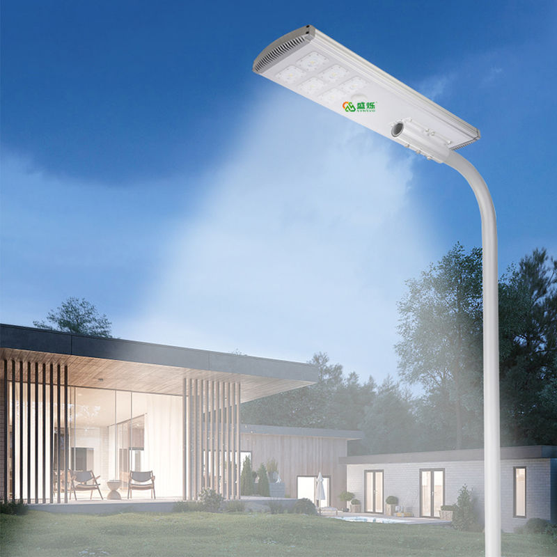 Rua impermeável 400w 600w 800w todo do Abs da luz do sensor Ip65 solar em um 3.2V