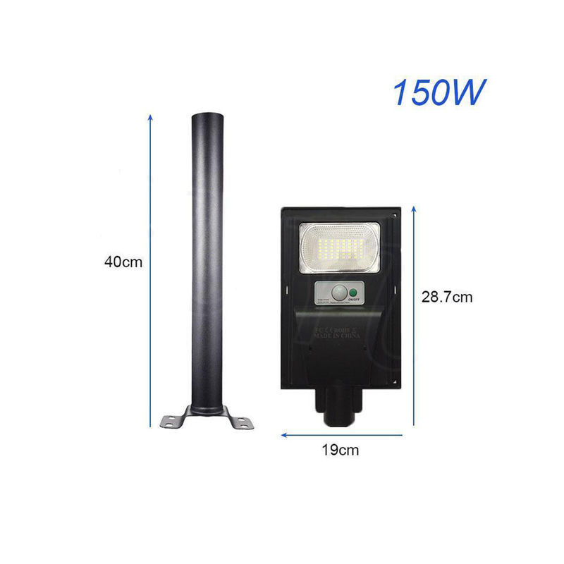 Energias solares da luz de rua do diodo emissor de luz com do lúmen alto impermeável de controle remoto da lâmpada do sensor de Polo luz de rua solar conduzida exterior