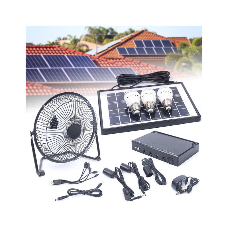 O fã de tabela recarregável da bateria solar do Office Home das vendas por atacado os fãs da mesa que da tabela da C.C. usam a emergência conduziu a carga clara de USB