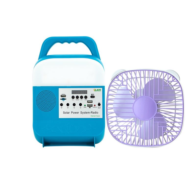 Sistema de iluminação solar de Kit With Speaker Solar Energy das energias solares do sistema de gerador 5W dos sistemas de iluminação das energias solares