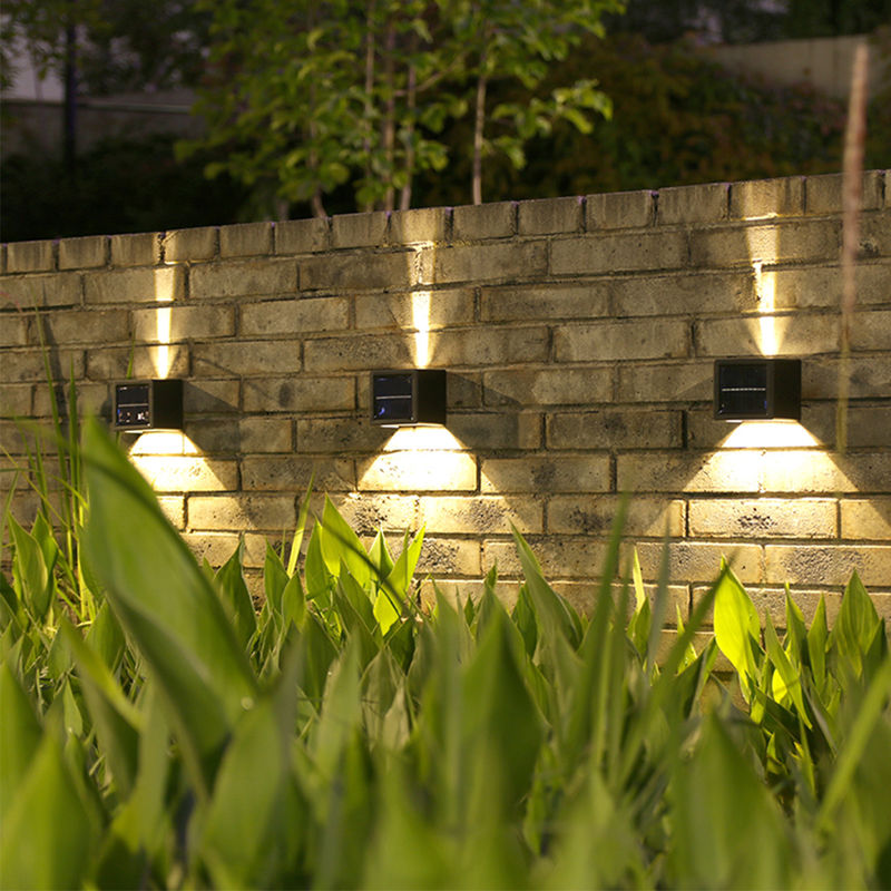 Ilumine da lâmpada solar do jardim do sensor da luz 3.7V da parede de Sun a decoração nórdica impermeável