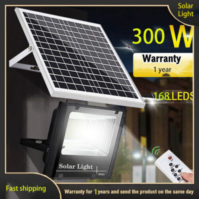 do esporte exterior solar da rua da luz de inundação do poder 300W super controlador remoto Timing