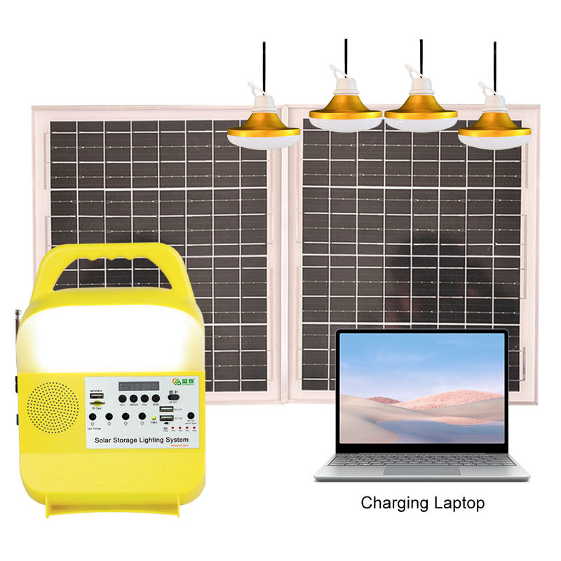 Gerador de acampamento portátil com tipo do porto móvel da carga de C sistemas solares 45W 16V