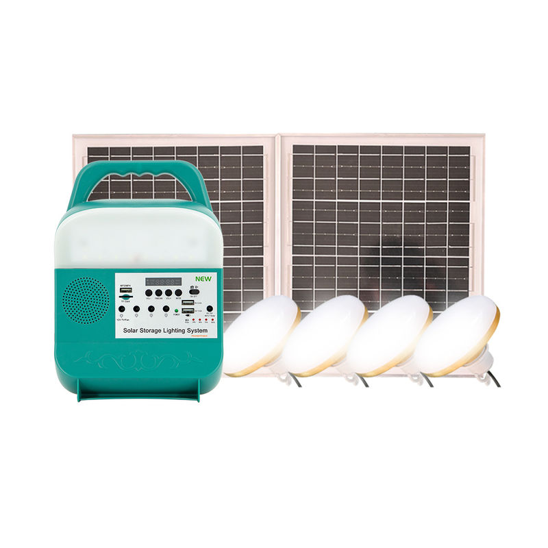 luzes 12V postas solares para o banco claro conduzido forte do poder dos bulbos da casa 4pcs 6W solar para o telefone celular
