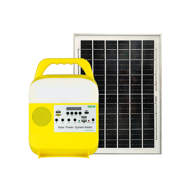 interno SRE-6820 solar do diodo emissor de luz 17.1*8*25cm das ampolas 8000mah 5W/*3Pcs posto