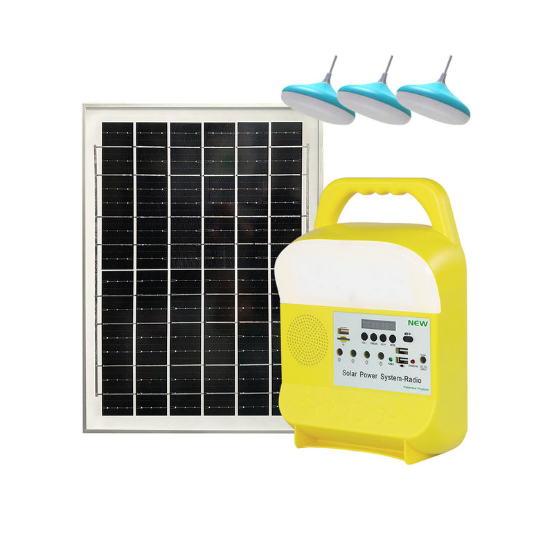 Bulbos 20W/6V solares portáteis com a bateria 8000mah para a iluminação exterior