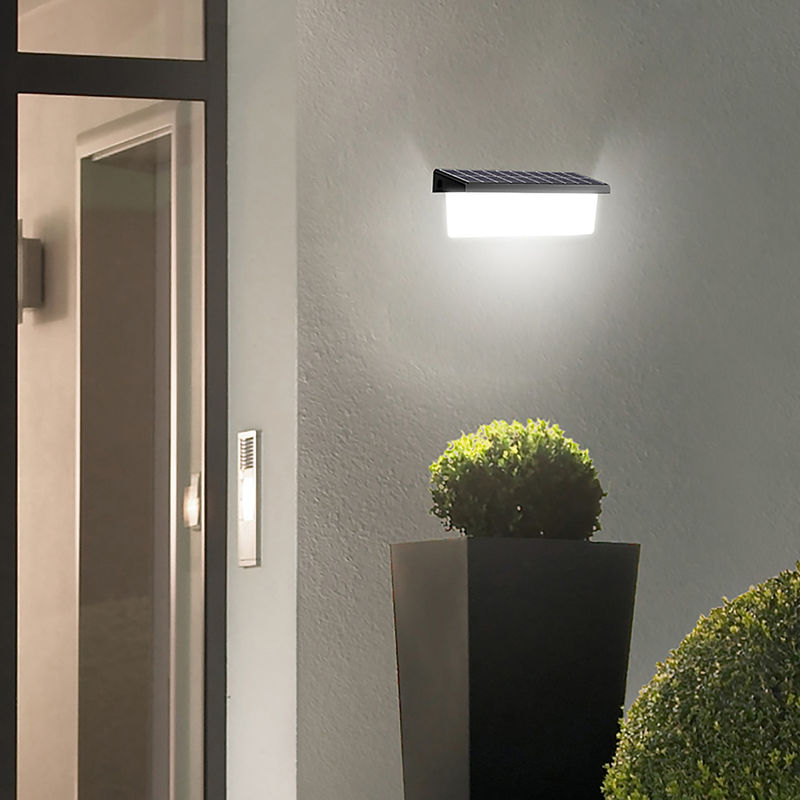 25.9*7.5*9.2cm Iluminação solar de parede exterior B716 Modelo Iluminação solar de parede para casa