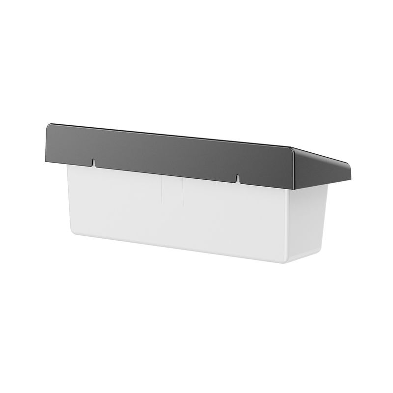 LiFePO4 3.2V/500mAh Iluminação solar de parede para exteriores Painéis solares mono silício/5V 2.5W