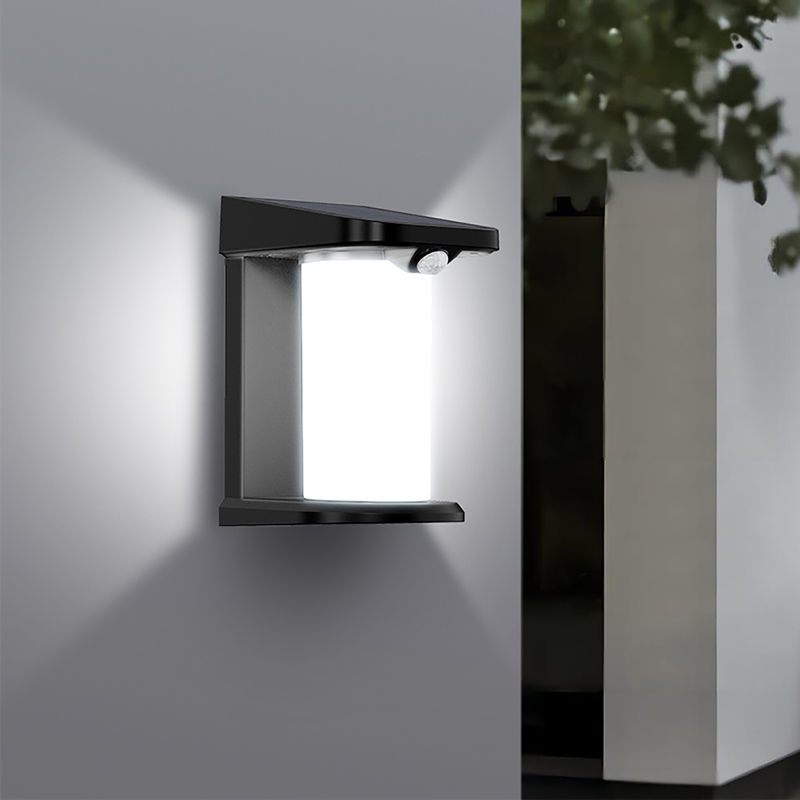 ABS Solar Wall Light com painéis solares de silício policristalino /5V 1.1W de alta qualidade Modern Waterproof Garden Pathway