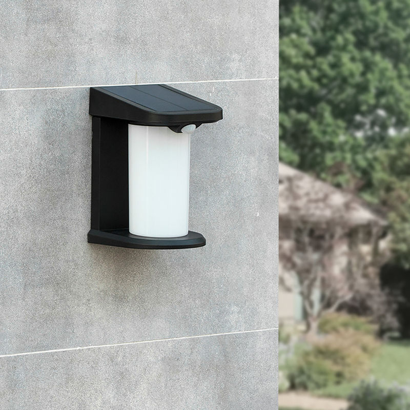 12.5*10.4*18cm Luz solar de parede B719 Número de modelo Lâmpada de parede LED Iluminação solar de jardim exterior