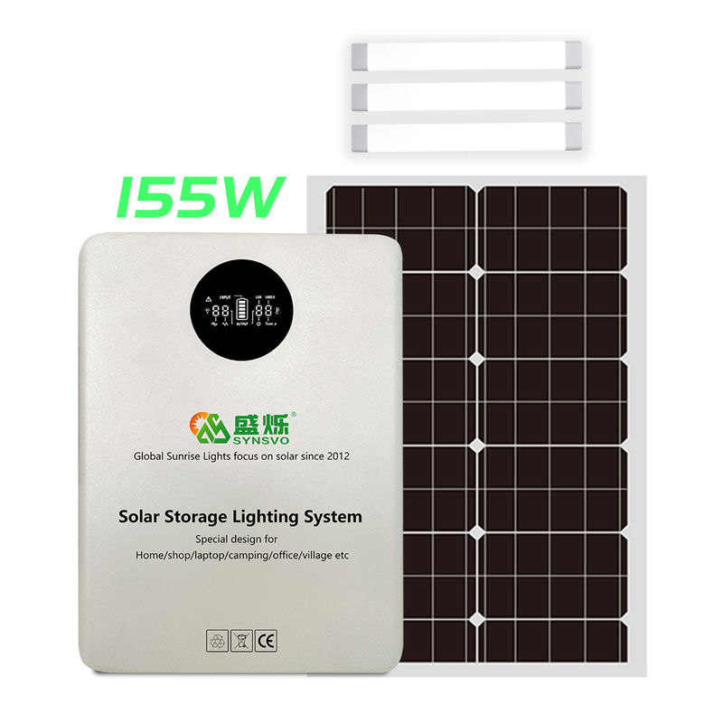 Inversor de bateria de cor de luz branca movido a energia solar 5V / 9V / 12V / 220V Inversor solar híbrido com controlador de carga Mppt