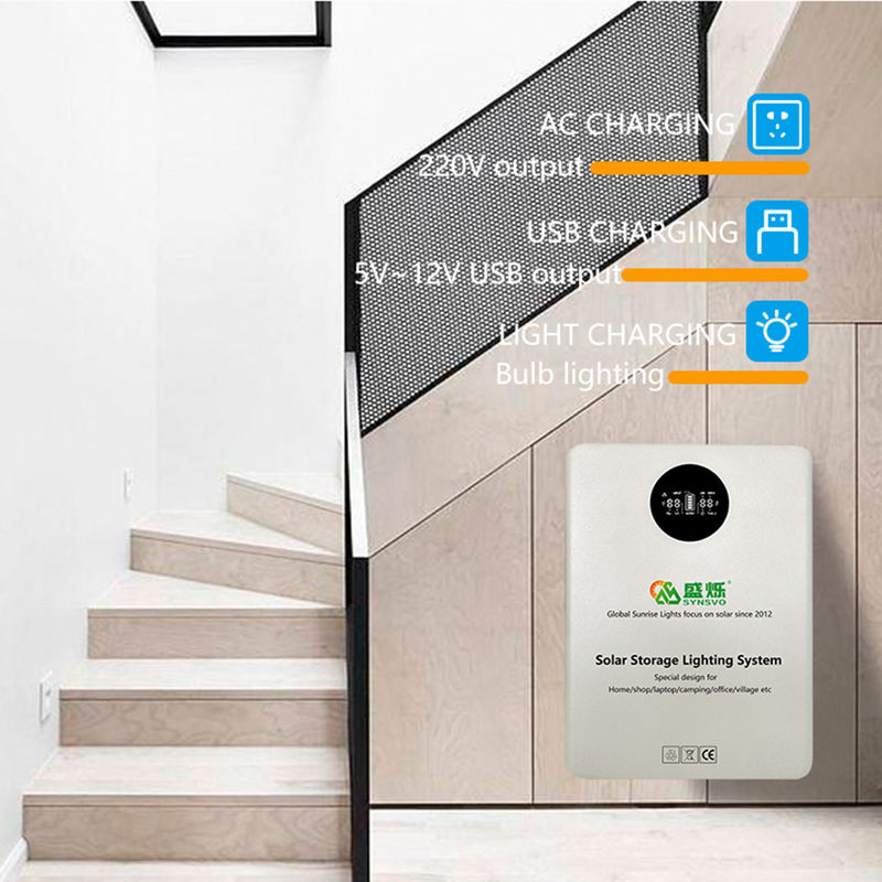 Inversor solar off-grid com bateria de lítio 5V/9V/12V/220V Voltagem de saída 22*30cm Tamanho