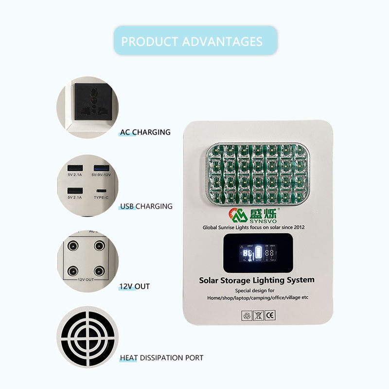 Sistema de energia de painéis solares de 180W/300W IP65 Junction Box Off Grid Inverter solar híbrido