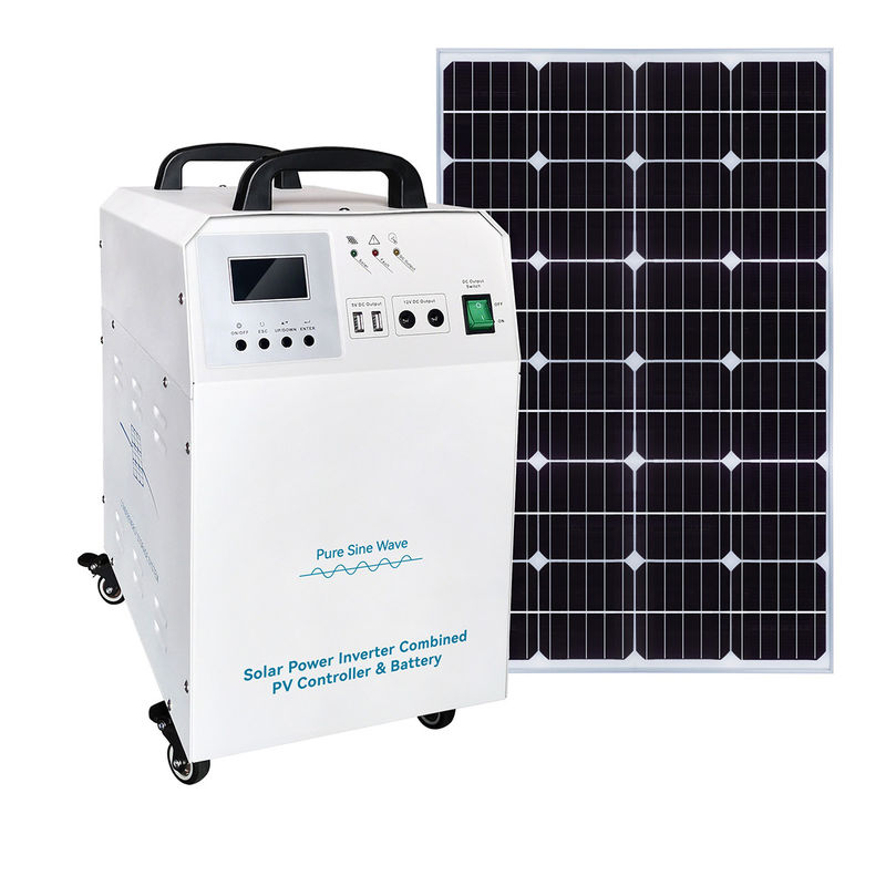 Sistema energético de painéis solares de inversor off-grid com caixa de junção IP65 - pacote 56*33.5*34.5cm