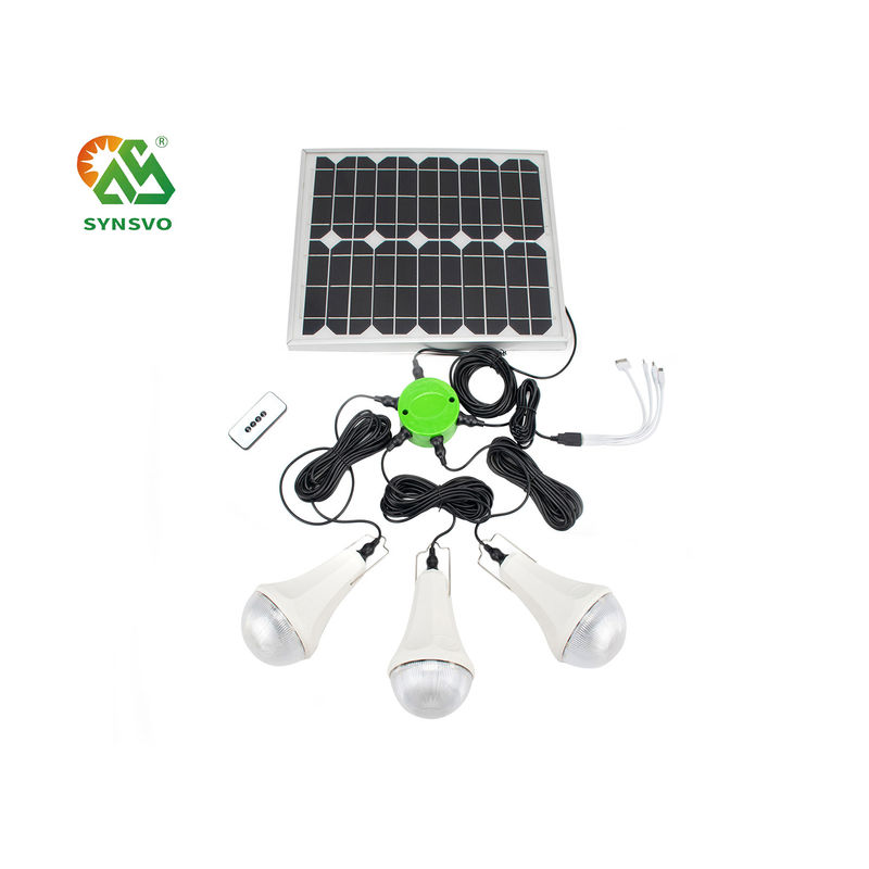 Material ABS PC Kit de luz solar para pesca 3500K Temperatura de cor ao ar livre