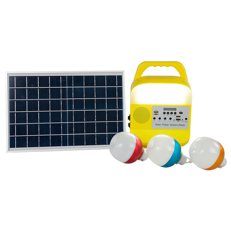 Acampamento posto solar 9W do painel das luzes de emergência da cor do OEM