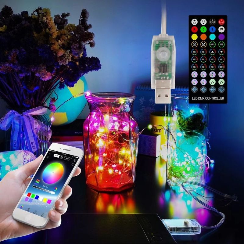 luzes decorativas postas solares da corda da árvore de Natal do chapeamento de Chrome das lanternas 6V