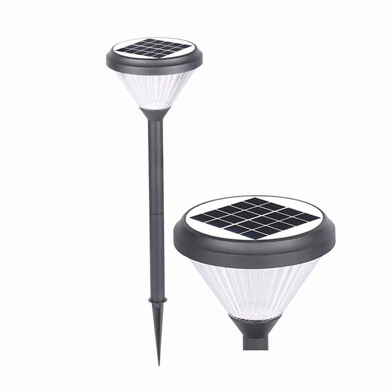 Venda imperdível decoração à prova d'água ao ar livre luzes solares led iluminação de gramado luz de jardim pontiaguda
