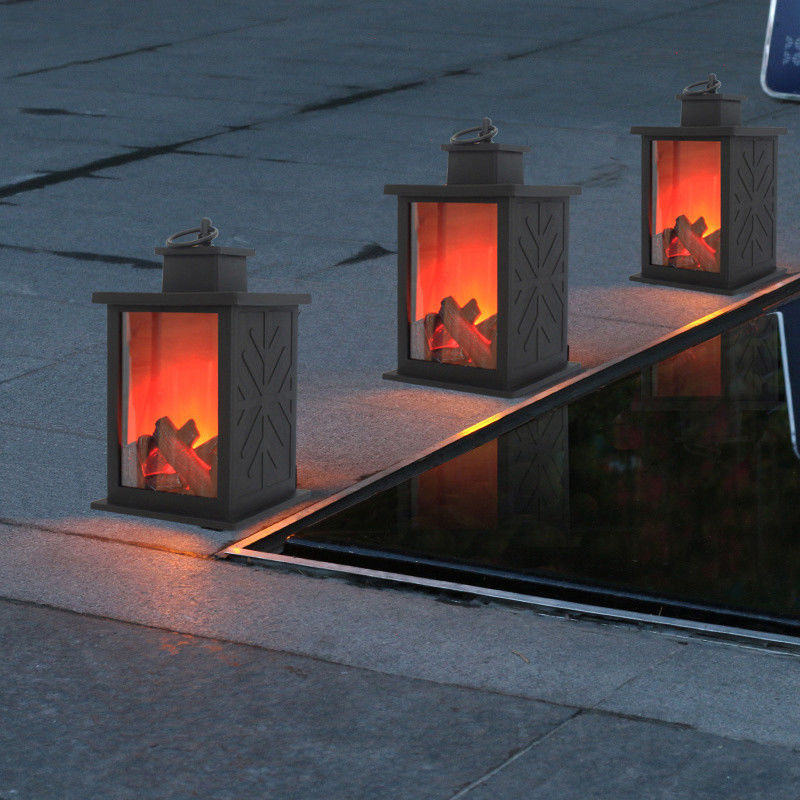 As luzes decorativas solares do jardim do ODM do OEM ardem lanternas para o acampamento exterior