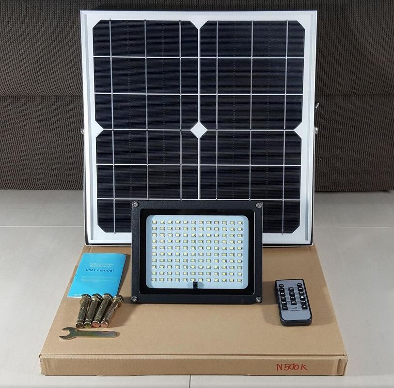 do jardim solar da luz de inundação de 100W Jd-8840 economia de energia branca fresca do diodo emissor de luz 8PCS solar