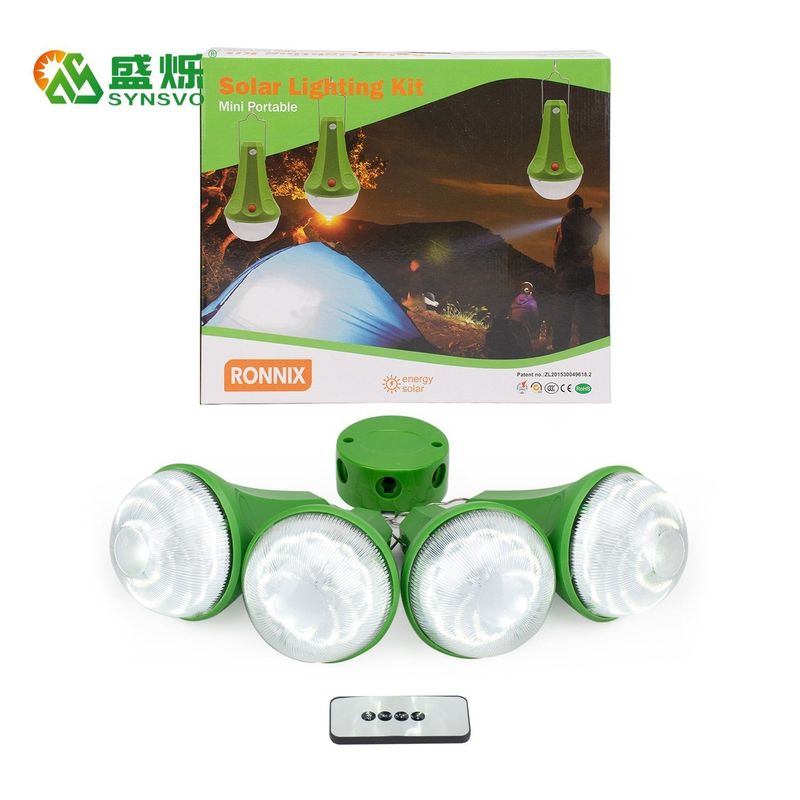 435lum de controle remoto Mini Home Lighting System solar 14Hours ao tempo de funcionamento 48Hours