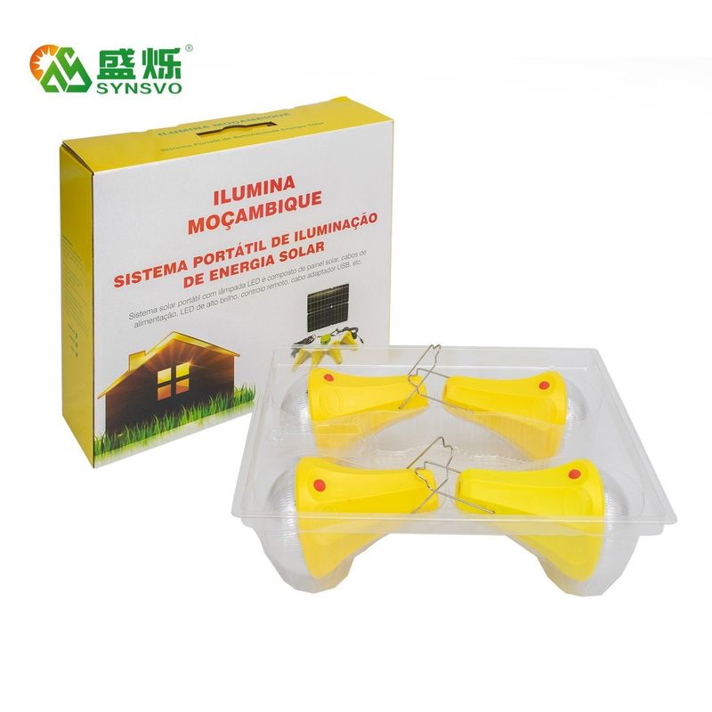 435lum de controle remoto Mini Home Lighting System solar 14Hours ao tempo de funcionamento 48Hours