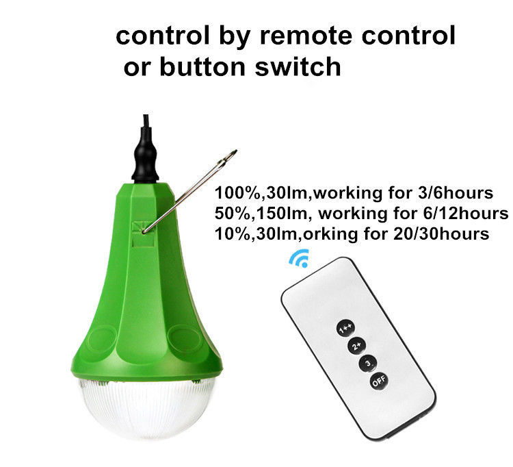 435lum de controle remoto Mini Home Lighting System solar 14Hours ao tempo de funcionamento 48Hours