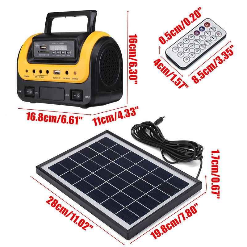 Central elétrica solar da casa da solução original do poder, Mini Solar Home System novo com luzes solares baratas