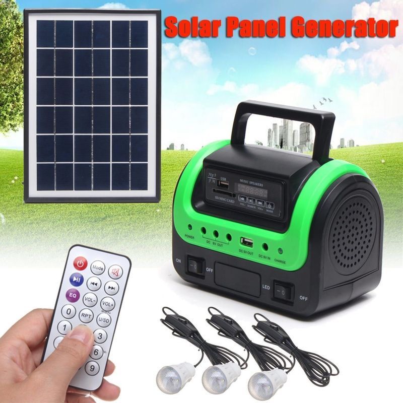 Central elétrica solar da casa da solução original do poder, Mini Solar Home System novo com luzes solares baratas
