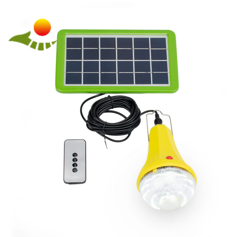 Preço de fábrica chinês de controle remoto da luz solar de poupança de energia portátil clara solar da casa