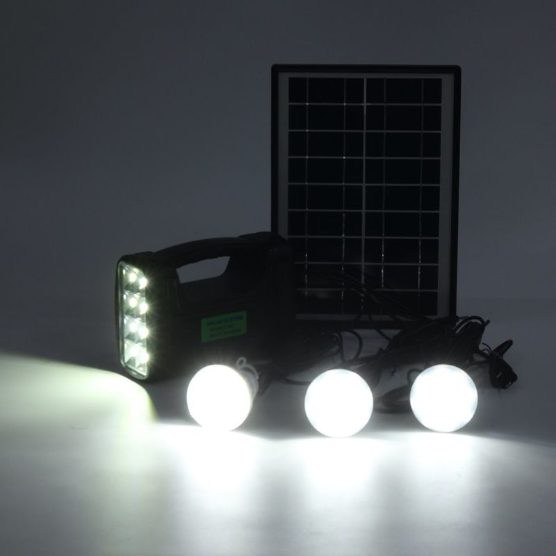 Iluminação solar interna Kit With do diodo emissor de luz 3W 4W 5W de 12PCS SMD	4Ah Batttery acidificado ao chumbo