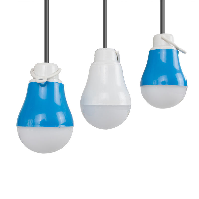 3W 2.3kg claro de acampamento solar portátil para a luz exterior da pilha