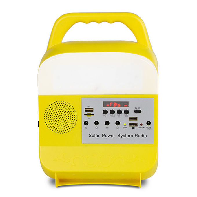 3W 2.3kg claro de acampamento solar portátil para a luz exterior da pilha