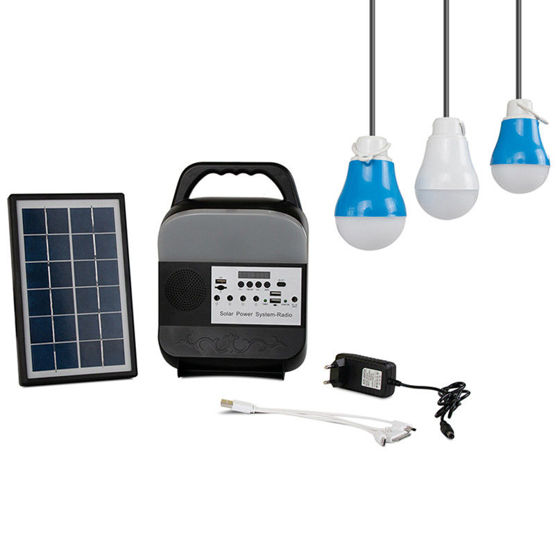 Jogos de iluminação solares portáteis/painéis solares para o sistema de iluminação SRE-583 da casa