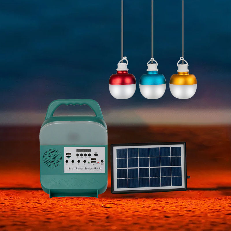 Resíduo metálico pintado de acampamento das luzes 8H solares portáteis do OEM 37*31.5*55.5cm