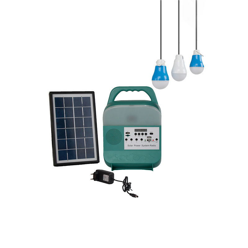 O painel 5W solar colorido exterior conduziu luzes com bateria recarregável
